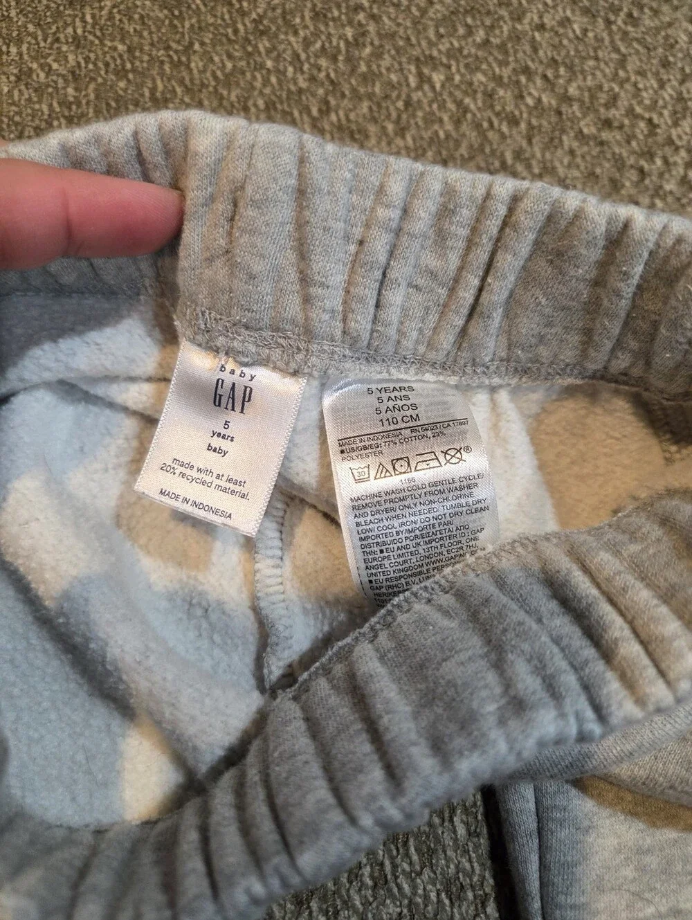 GAP Kids Sweatpants Bundle  Black, Gray, Navy